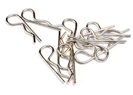 Tra1834 Standard Body Clips Silver, Pack of 12