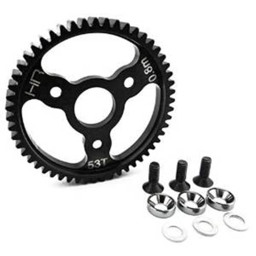 HR SJT253 Hot Racing Steel Spur Gear 53t 0.8 Mod Gunmetal Traxxas