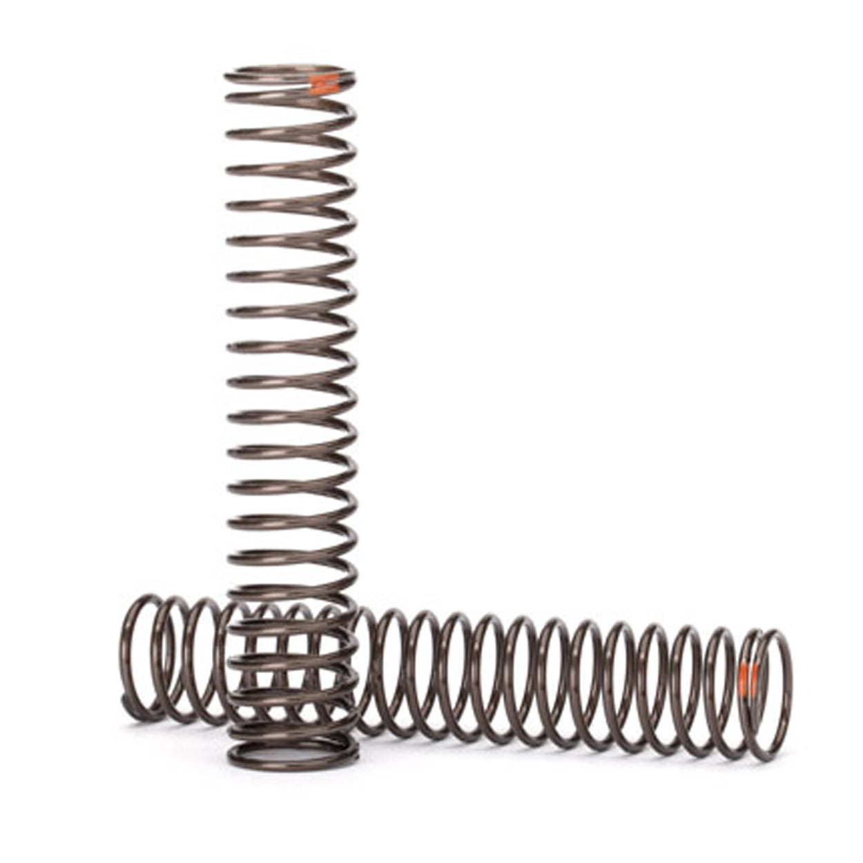 Traxxas 8154 Long Shock Springs GTS 0.39 Rate Orange Stripe