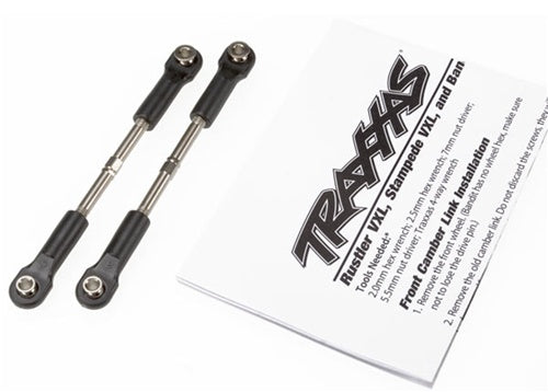 TRA2445 Toe Link 55mm Aluminum Silver
