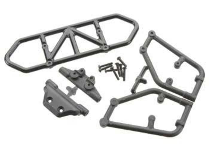 RPM 80122 Rear Bumper Black SLH 4x4 Electric Car/Truck