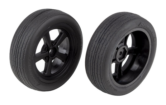 ASC71073 DR10 Front Pre-Mounted Drag Racing Tires (2)