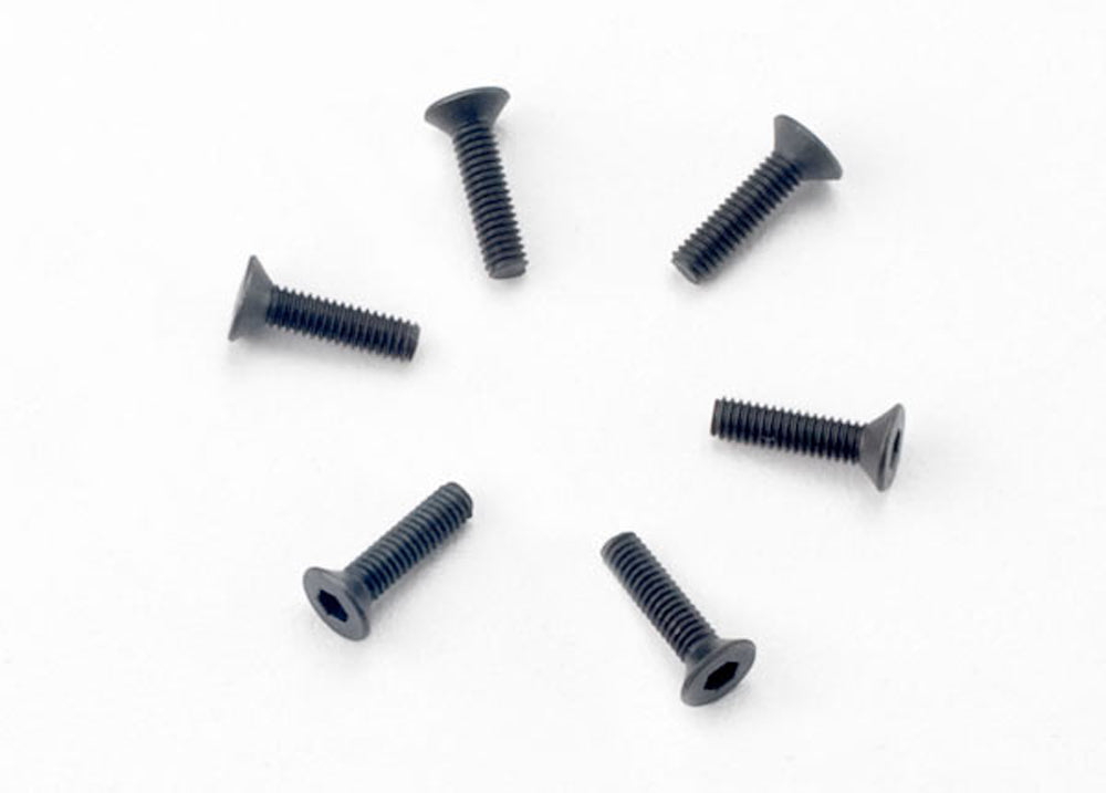 Traxxas Countersunk Machine Screws 2.5x10mm Pack of 6