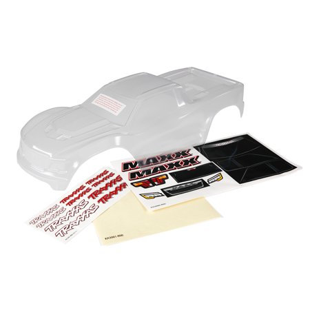 Traxxas 8914 Body Maxx®  Heavy Duty (clear  Untrimmed  Requires Painting)/ Window Masks/ Decal Sheet