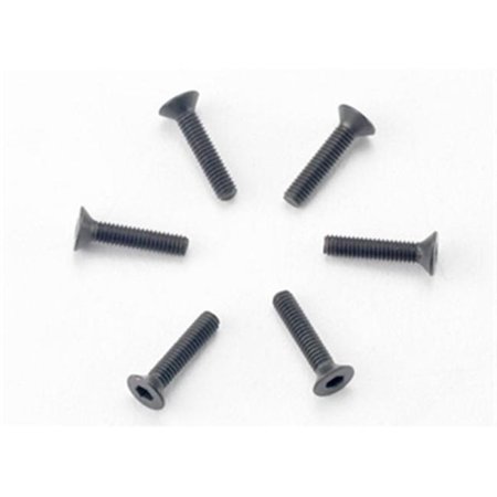 Tra2526 Countersunk Hex Screws 2.5X12mm, Pack of 6