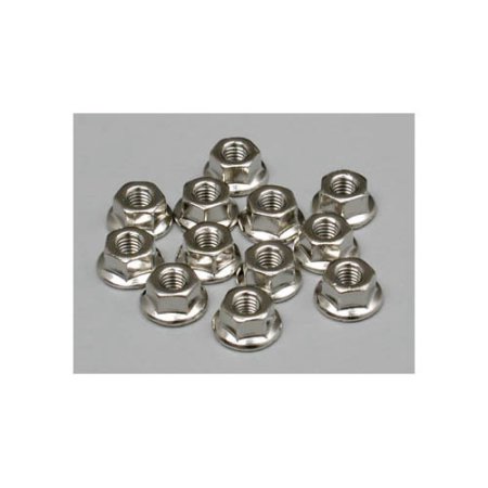 Tra 2744 Flanged Nuts 3mm - Pack of 12