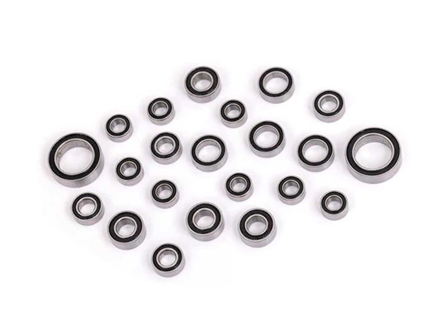 TRAXXAS 9745X Ball Bearing Set Black Rubber Sealed Complete