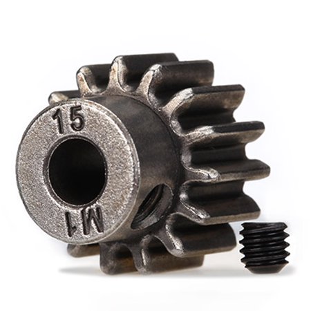 Traxxas 6487X 15-T Pinion Gear 1.0 Metric Pitch 5mm Shaft