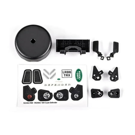 Traxxas 9720 Defender Side Mirrors and Snorkel Set