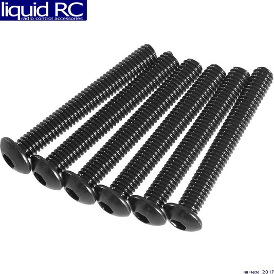 Hex Drive 4x30mm Button-Head Machine Screws