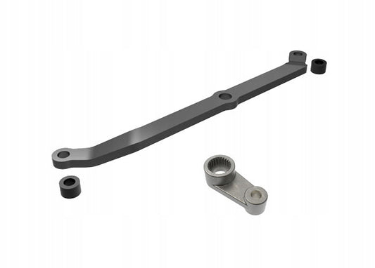Traxxas 9748-GRAY Steering Link Aluminum, servo horn