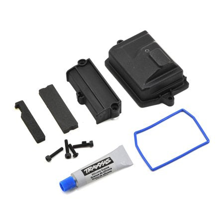 Traxxas 7724 Box Receiver with Wire Cover, Foam Pads, Silicone Grease