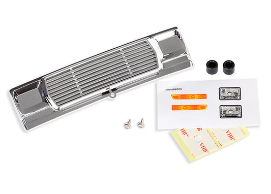 Tra3656 Bigfoot No. 1 Chrome Grill with Decals and Hardware