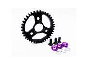 HR SRV0438 HOT RACING  Steel Spur Gear 38T 1.0 Mod Purple - TRA