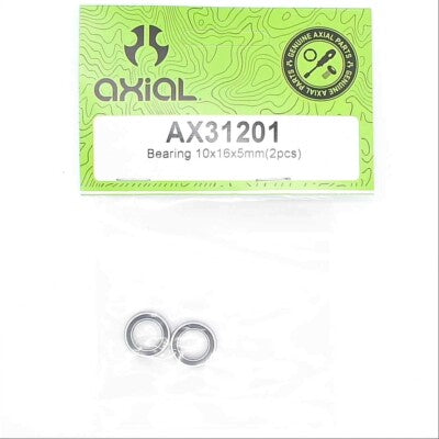 Ax31201   10x16x5mm Sealed Ball Bearings Pack of 2