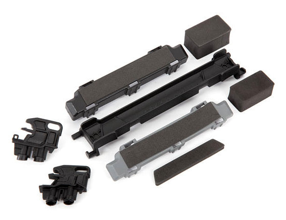 Tra8919 Battery Hold-Down and Mounts with Compartment Spacers, Foam Pads