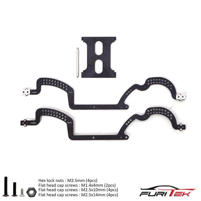 Fur2272 Grasshopper Frame Kit for Trx-4m Carbon Fiber
