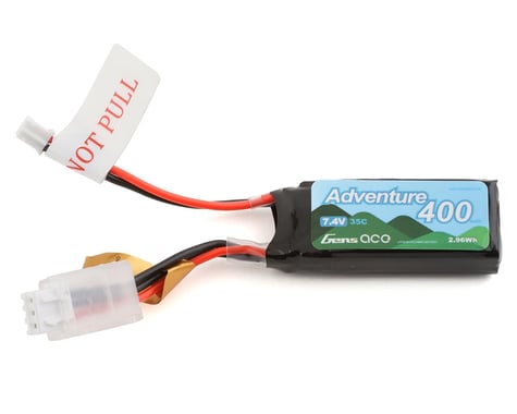 Gens Ace GEA354002SJS Adventure 2S 35C LiPo Battery 7.4V/400mAh JST-PH2.0