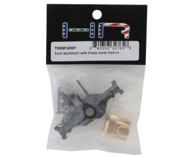 HR TRXM12H01 Hot Racing Aluminum Axle Brass Cover for TRX4-M