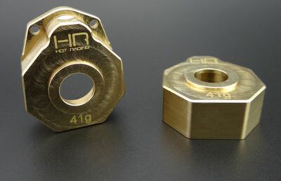 HR TRXF21HC Hot Racing Brass Knuckle Portal Cover for TRX4