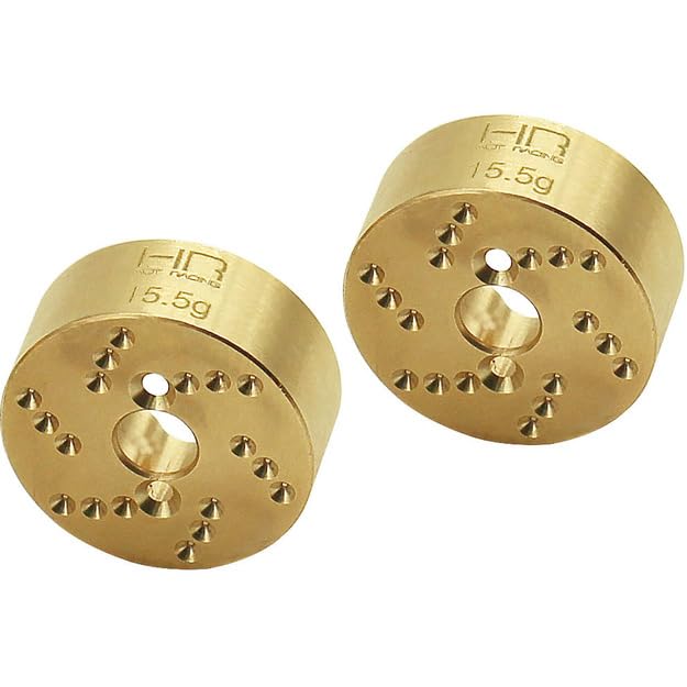 HR SXTF22H Hot Racing Brass Rear Hub 15.5g for AX24 SCX24
