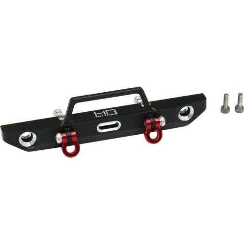 HR SXTF03CM01 Hot Racing SCX24 Aluminum Front Bumper Fairlead Light Buckets