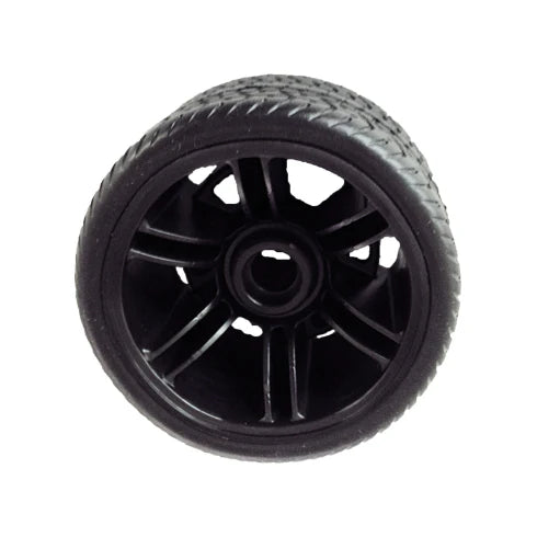 Black RC Car Wheel Replacement