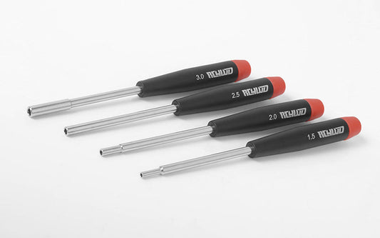 RC4WD Z-F0030 Precision Metric Hex & Nut Driver Set, 4 Piece