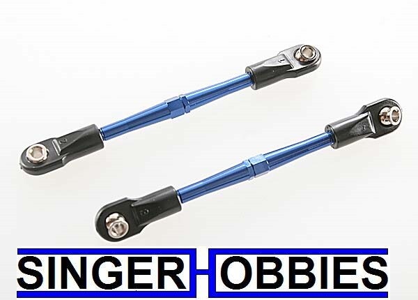 Tra3139A Alum Turnbuckles Blue 59mm 5mm Rustler