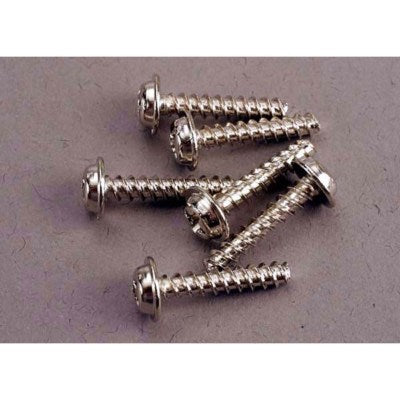 Tra3288 3x15mm Washerhead Self-Tapping Screws, Pack of 6
