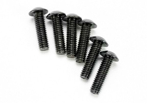 Traxxas 2592 3x40mm Button-Head Hex Drive Screws, Pack of 6