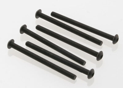 Traxxas 2592 3x40mm Button-Head Hex Drive Screws, Pack of 6