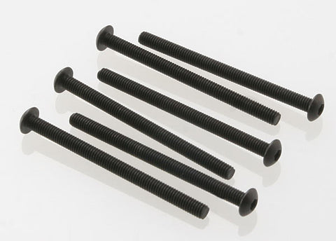 Traxxas 2592 3x40mm Button-Head Hex Drive Screws, Pack of 6