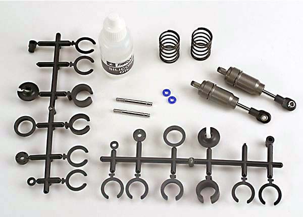 Traxxas 2658Big Bore Shocks Short Assembled with Springs, 2-Pack