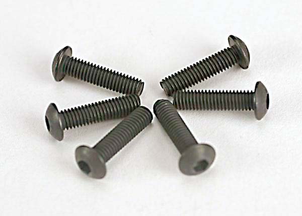 Traxxas Button-Head Hex Screws 3X12mm Pack of 6