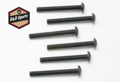 Tra2581 Button Head Machine Screws 3x25mm Pack of 6
