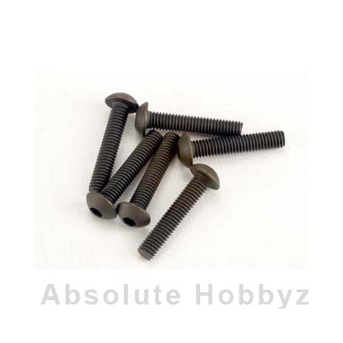 Tra2579 Button Head Screws 3x15mm - Pack of 6