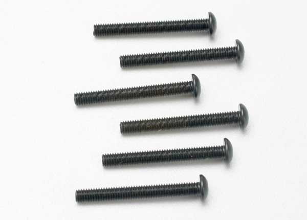 Tra2579 Button Head Screws 3x15mm - Pack of 6