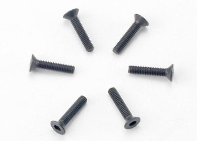 Tra2526 Countersunk Hex Screws 2.5X12mm, Pack of 6