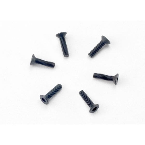 Traxxas Countersunk Machine Screws 2.5x10mm Pack of 6