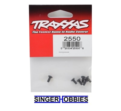 Tra2550 Countersunk Machine Screws 3x8mm, Pack of 6