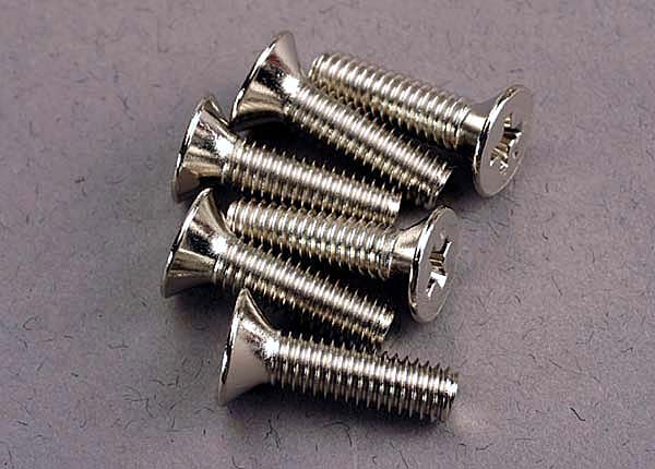 Tra2546 Countersunk Machine Screws 4x15mm - Pack of 6