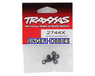 Tra 2744 Flanged Nuts 3mm - Pack of 12