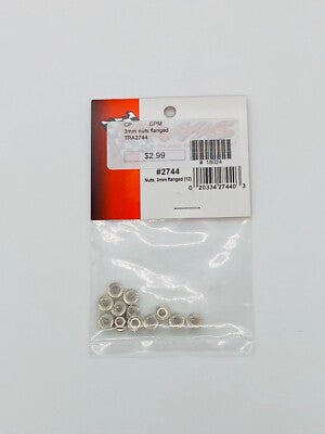 Tra 2744 Flanged Nuts 3mm - Pack of 12