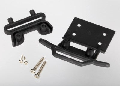 Tra Front Bumper and Mount Black TRA3621
