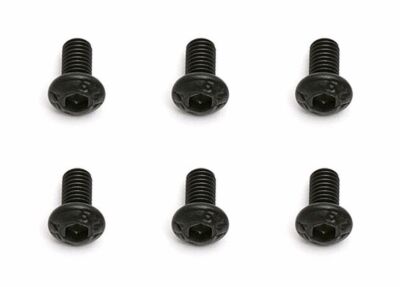Tra2534 M3x6mm Flat Head Cap Screws, Pack of 6