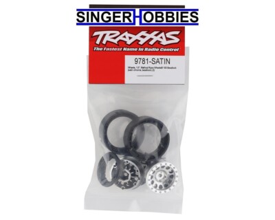 Traxxas Satin Chrome Wheels 1.0, Pack of 2