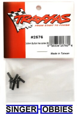 Tra3185xTraxxas Screws 3x8mm Pack of 6