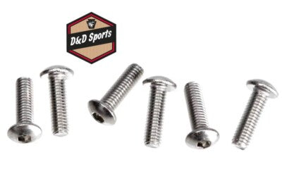 Tra2577 Stainless Steel 3x10 Button-Head Hex Drive Screws (6)