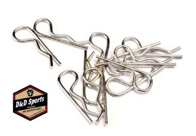 Tra1834 Standard Body Clips Silver, Pack of 12